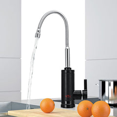 3KW Instant Hot Water Tap Electric Faucet Heater with Temperature Display for Kitchen