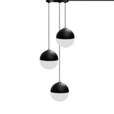 Modern LED USB Ceiling Reading Light - 3 Wind Bell Balls, Living Room, Study, Bed, Decorative Night Lamp