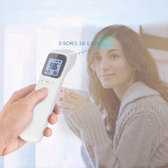 Touchless Forehead Thermometer with LCD Display and Fever Alarm