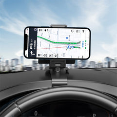 Magnetic Car Phone Holder for Dashboard and Rearview Mirror - Cell Phone Navigation Bracket with Moving License Plate