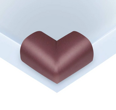 TRITINA Corner Safety Bumpers Healthy PBA Free Baby Cushion with 3M Tape,Table Furniture Safety Protect Child,Keep Your Kids Head Safe Under Stairs,Pack of 8pcs (Brown)