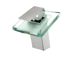 LED-Wasserhahn mit Farbwechsel für Badezimmerwaschbecken, Glaswaschbecken und Badewannenmischbatterie