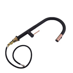 Black Gold Plating Brass Kitchen Sink Faucet - Pull Out, Hot/Cold Water, Single Handle Basin Mixer Tap