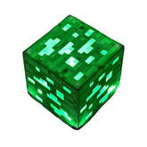 Wiederaufladbare LED-Minecraft-Taschenlampe, Nachtlicht – kreative Spiellampe für Kinder, Zuhause, Schlafzimmer-Dekoration