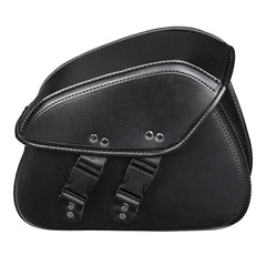 Schwarze Motorrad-Satteltaschen aus PU-Leder – universelle Passform, Fahrertaschen, Motorradgepäck