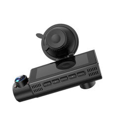 1080P HD Dual Lens Dash Cam with Night Vision, GPS, G-Sensor, Parking Monitor, and Three Cameras - Vehicle BlackBOX DVR