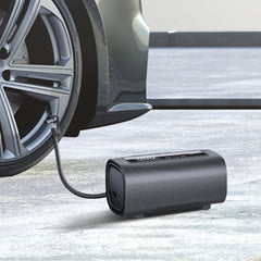 Cordless Double Cylinder Car Air Compressor - Smart Digital Display, Portable Wireless Tire Inflator