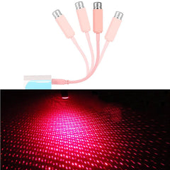 Mini LED Auto Dach Stern Projektor Licht - USB Stecker Galaxy Atmosphäre Dekoration Lampe