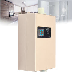 3000W Mini Electric Instant Hot Water Heater with LCD Display for Bathroom and Kitchen Showers