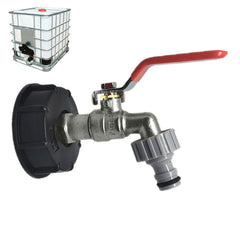 1/2 Messing-Auslasshahnadapter für Regenwassertank oder -fass