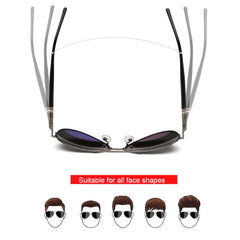 Photochrome polarisierte Tag- und Nacht-Fahrsonnenbrille für das Fahren im Freien