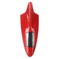 Universal 12LED Solar Car Roof Antenna Lamp - 11 Modes, Flashing Warning Light, 12V, Red/Black/Silver/White