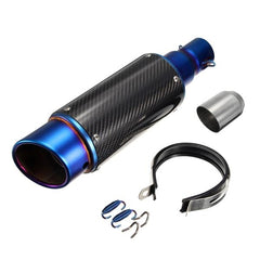 38-51mm Stainless Steel/Carbon Exhaust Muffler Pipe Silencer for Motorcycle Street Racing Bike