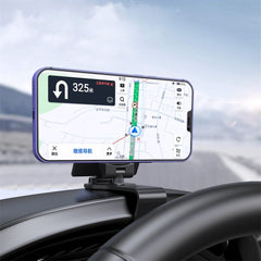 Magnetic Car Phone Holder for Dashboard and Rearview Mirror - Cell Phone Navigation Bracket with Moving License Plate