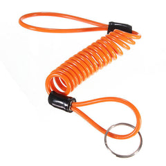 1,5 M Anti-Diebstahl-Disc-Lock-Sicherheitserinnerungskabel für Motorrad/Roller/Fahrrad - Gelb