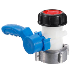 Universeller Schlauchanschluss-Hahn-Absperrventil - Gartenzubehör, Behälteradapter mit Grobgewinde, Absperrklappenanschluss für Zuhause