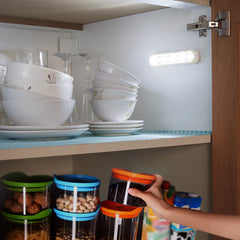 Rechteckiges 4-LED-Nachtlicht mit Berührungssensor für Kleiderschrank, Schrank, Heimdekoration