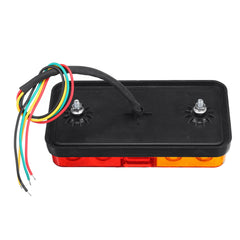 2Pcs 10 LED Rear Stop Indicator Tail Lights Red/Amber for Trailer, Truck, Lorry, Caravan, Van 12-80V