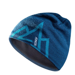 Winter Wool Cap: Windproof, Thick, Warm Knitted Hat for Outdoor Camping, Hiking, Skiing, Running, Snowboarding