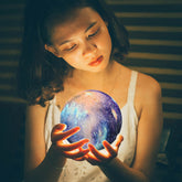 Magische 3D-Mondlampe – USB-LED-Nachtlicht mit Berührungssensor, Galaxiehimmel-Mondlicht