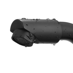 Schwarz matt 360 Grad drehbarer Küchen- und Badezimmerwaschtisch-Wasserhahn - Mischbatterie für Heiß-/Kaltwasser