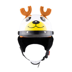 Niedlicher ABS-Kinderhelm mit Antibeschlaglinse, atmungsaktiv, Cartoon-Design, universelle Passform