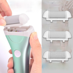 Electric Foot File for Heels - Pedicure Callus Remover for Dead, Hard Skin