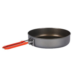 Gold Line Non-stick Frying Pan for Outdoor Camping & Hiking - 0.9L, 210g Skillet with Non-Stick Coating