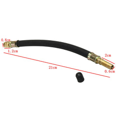 Ventilverlängerung für Zwillingsreifen aus Gummi, flexibel, 21 cm, für LKW, Transporter und Busse