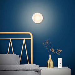 3-teiliges RGB-LED-Nachtlicht – 16 Farben, kabellose Fernbedienung, Touch-Steuerung, Stromversorgung über AAA-Batterien, Timerfunktion