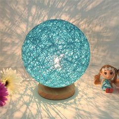 60W E27 Dimmbare Sepak Takraw Holz Schreibtisch Lampe Nacht Licht AC110-220V