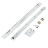 Intelligentes LED-Schranklicht mit menschlichem Körpersensor – ultradünn, USB-Aufladung, stanzfrei, 30/40/60/80 cm, Nachtlicht für den Kleiderschrank