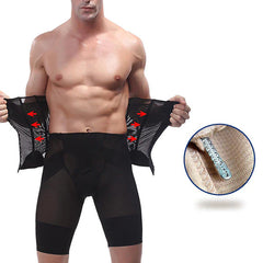 Schlankheitsgürtel für Herren: Elastisches Body-Shaper-Korsett zur Bauch- und Bauchkontrolle