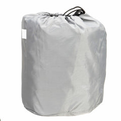 Waterproof Dustproof Motorcycle Cover & Outdoor Round Tablecloth for Home Picnic Table - Gray