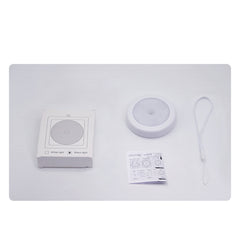 Rundes Nachtlicht mit Bewegungsmelder - Infrarot-Sensor für Schrank- und Treppenbeleuchtung