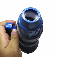 Anschlussstück für Wassertanks mit 1/4 Zoll (0,64 cm), 25 mm, Kunststoff-Montagewerkzeug mit Messingventil, Gartenhahn-Adapter