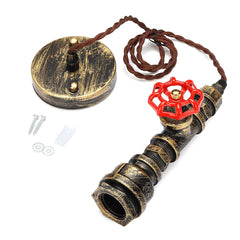 Deckenlampe mit Pendelleuchte aus Eisen - Kronleuchter zum Aufhängen