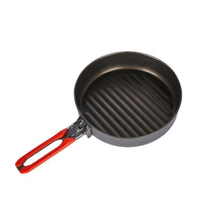 Gold Line Non-stick Frying Pan for Outdoor Camping & Hiking - 0.9L, 210g Skillet with Non-Stick Coating