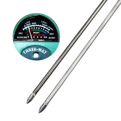 3-in-1 Soil pH Meter for Garden Plants, Flowers - Moisture & Sunlight Tester