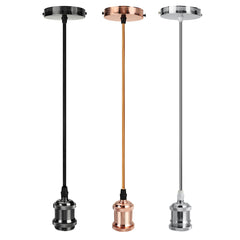 Retro Vintage Industrie Pendelleuchte Halter - Deckenleuchte Glühbirne Adapter Fitting AC220V