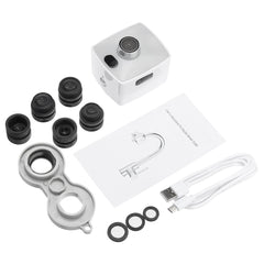 Contactless Dual-Sensor Automatic Faucet - Infrared, Water-Saving, USB Charging, IPX6 Waterproof for Kitchen & Bathroom