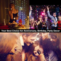 32,8 Fuß lange, wasserdichte, durch Ton aktivierte LED-Lichterkette für die Dekoration zu Hause, auf Partys und zu Weihnachten