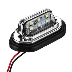 LED-Kennzeichenleuchte für hinten und hinten mit Fassungen für 10–30 V-LKW, Transporter, Wohnwagen