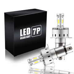 7P 90W LED-Scheinwerferlampen und Nebelscheinwerfer, 10000LM 6000K Weiß, universelle Passform, 2 STK