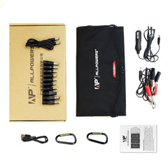 Flexible Foldable 21W Solar Panel Charger 5V/18V for Travel, High Efficiency Solar Battery Charger for iPhone