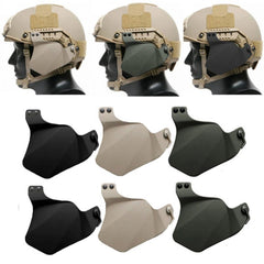 Durable Airsoft Tactical Helmet Accessory Clamp with Ear Protection Covers - CS Tool