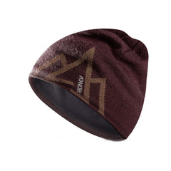 Winter Wool Cap: Windproof, Thick, Warm Knitted Hat for Outdoor Camping, Hiking, Skiing, Running, Snowboarding