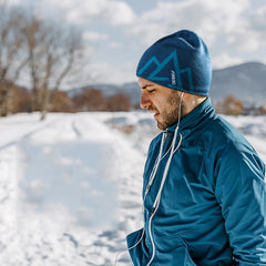 Winter Wool Cap: Windproof, Thick, Warm Knitted Hat for Outdoor Camping, Hiking, Skiing, Running, Snowboarding