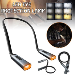 USB-Ladehalslicht - Flexible LED-Leselampe mit einstellbarer Helligkeit zum Lesen, Stricken, Camping