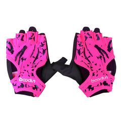 Damen Outdoor Kletter- & Campinghandschuhe - Rutschfest, Halbfinger, Fitness- & Hantelausrüstung